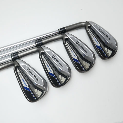 Used TaylorMade SpeedBlade Iron Set / 4 - SW / Stiff Flex / Left-Handed