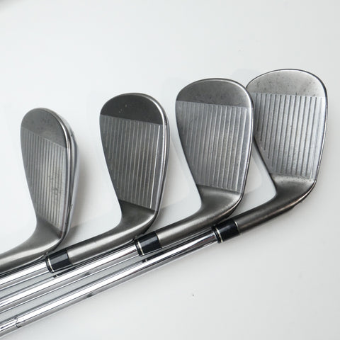 Used TaylorMade SpeedBlade Iron Set / 4 - SW / Stiff Flex / Left-Handed