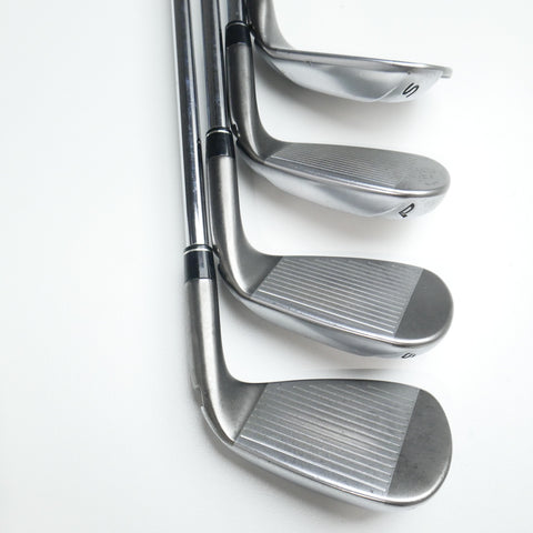 Used TaylorMade SpeedBlade Iron Set / 4 - SW / Stiff Flex / Left-Handed