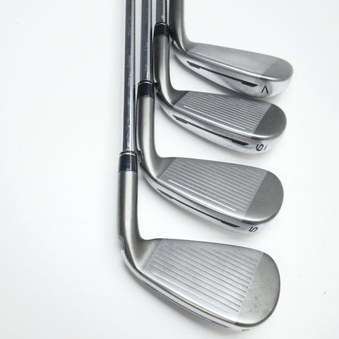Used TaylorMade SpeedBlade Iron Set / 4 - SW / Stiff Flex / Left-Handed