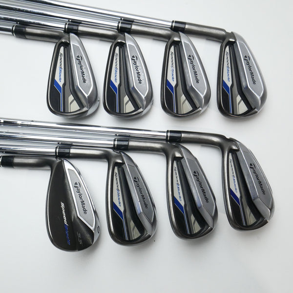 Used TaylorMade SpeedBlade Iron Set / 4 - SW / Stiff Flex / Left-Handed