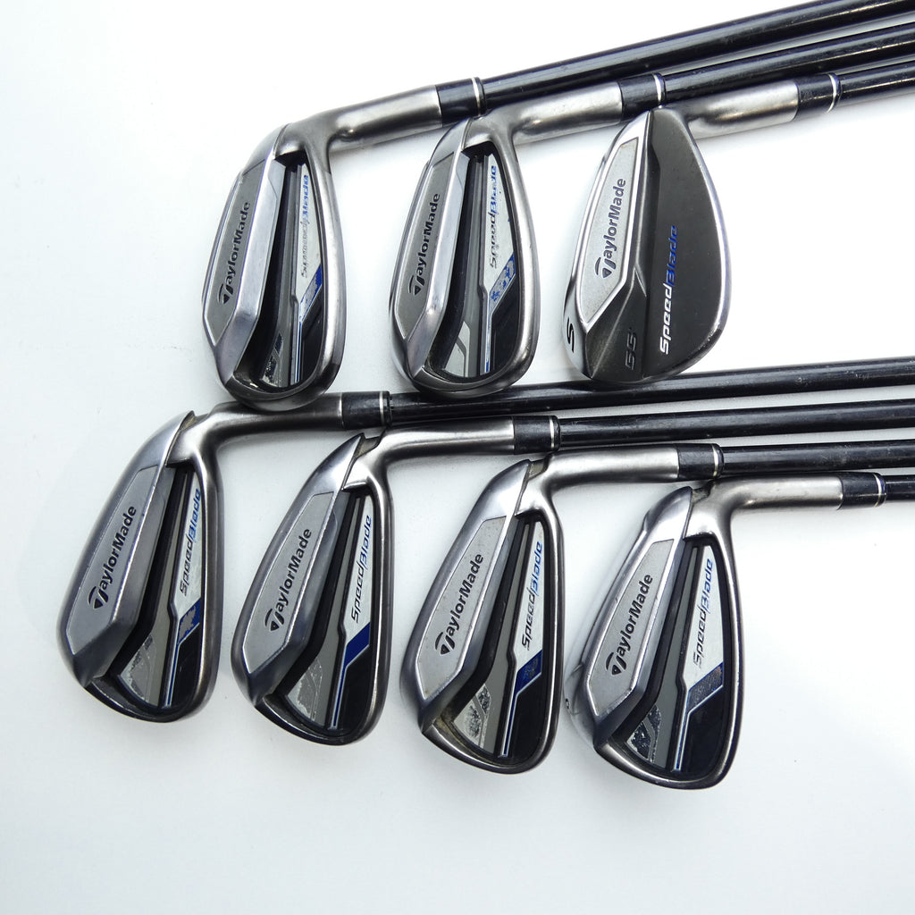 Used TaylorMade SpeedBlade Iron Set / 5 - SW / Regular Flex