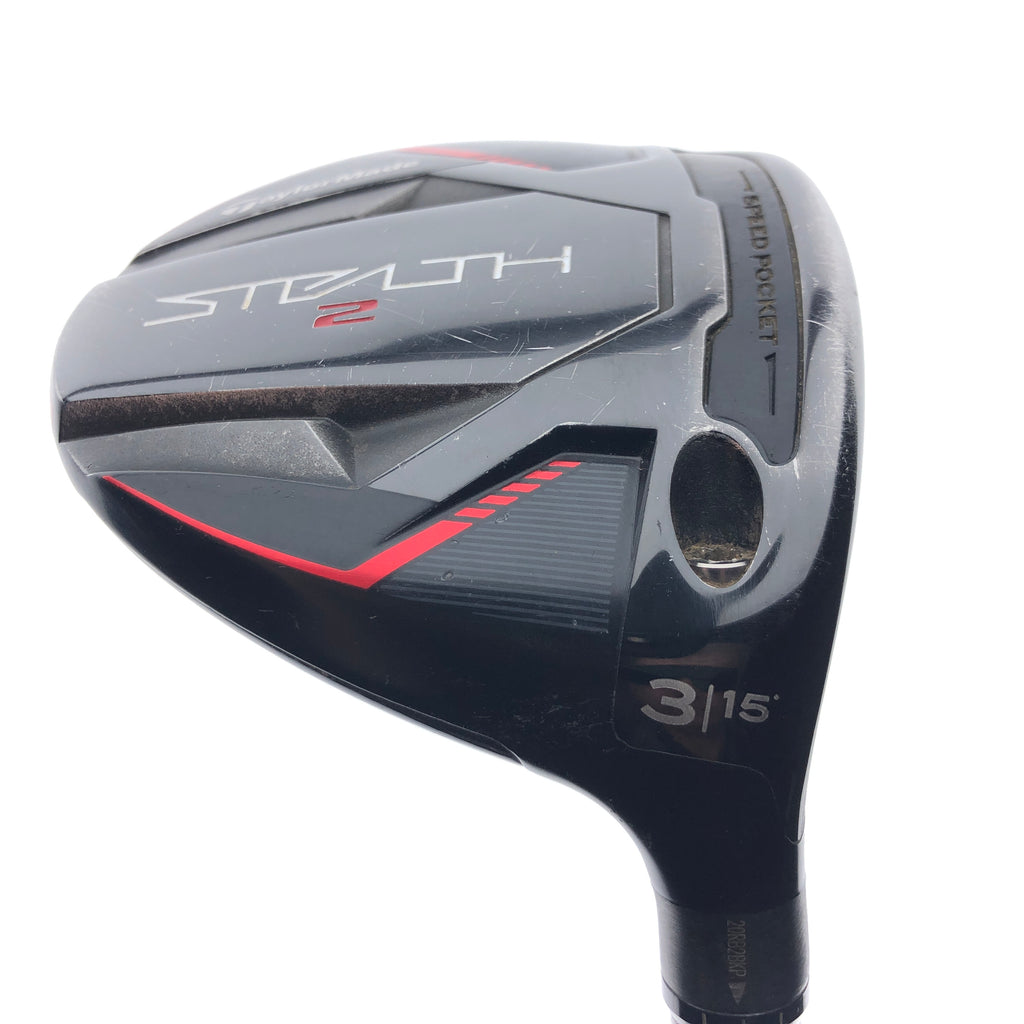 Used TaylorMade Stealth 2 3 Fairway Wood / 15 Degrees / Regular Flex