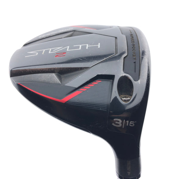 Used TaylorMade Stealth 2 3 Fairway Wood / 15 Degrees / Regular Flex