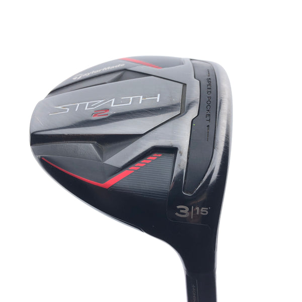 Used TaylorMade Stealth 2 3 Fairway Wood / 15 Degrees / Regular Flex