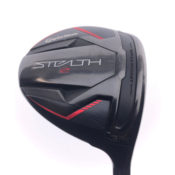 Used TaylorMade Stealth 2 3 Fairway Wood / 15 Degrees / Regular Flex