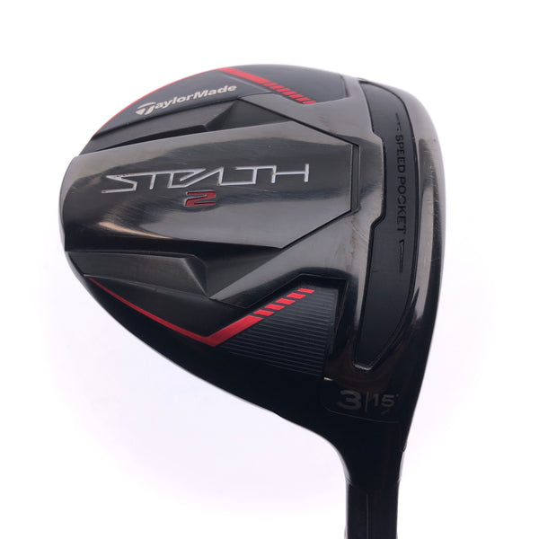 Used TaylorMade Stealth 2 3 Fairway Wood / 15 Degrees / Regular Flex