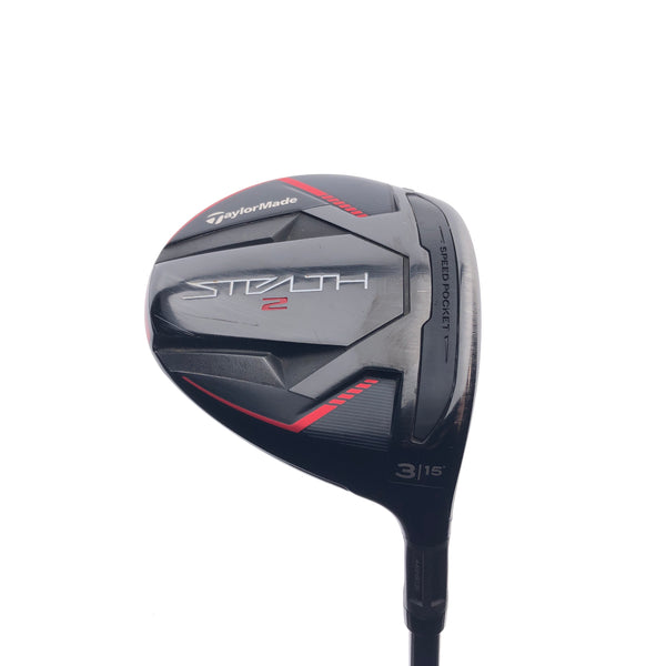 Used TaylorMade Stealth 2 3 Fairway Wood / 15 Degrees / Regular Flex