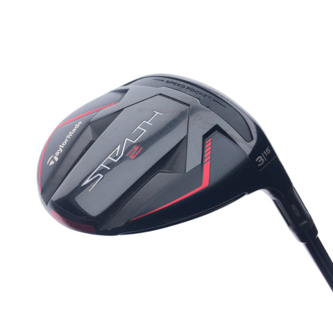 Used TaylorMade Stealth 2 3 Fairway Wood / 15 Degrees / Stiff Flex