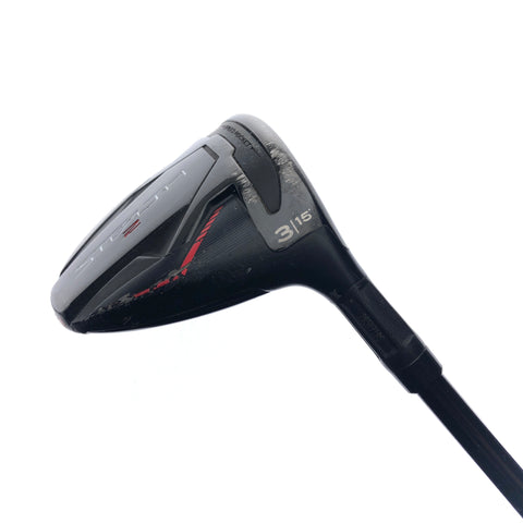 Used TaylorMade Stealth 2 3 Fairway Wood / 15 Degrees / Stiff Flex