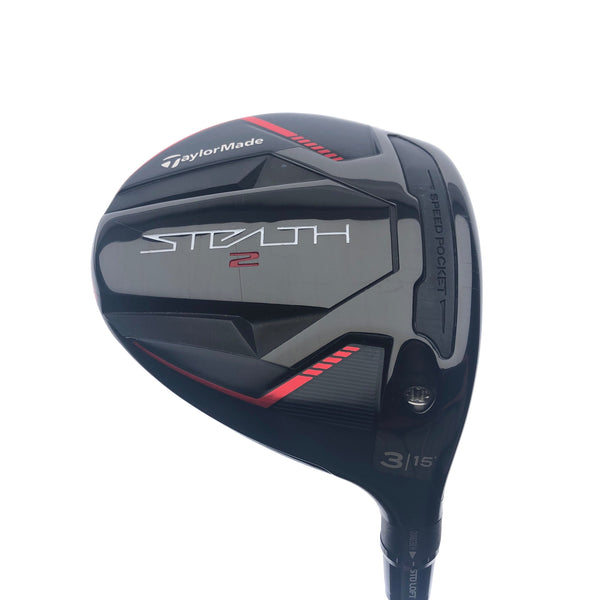 Used TaylorMade Stealth 2 3 Fairway Wood / 15 Degrees / Stiff Flex