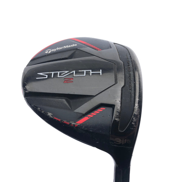 Used TaylorMade Stealth 2 3 Fairway Wood / 15 Degrees / Stiff Flex