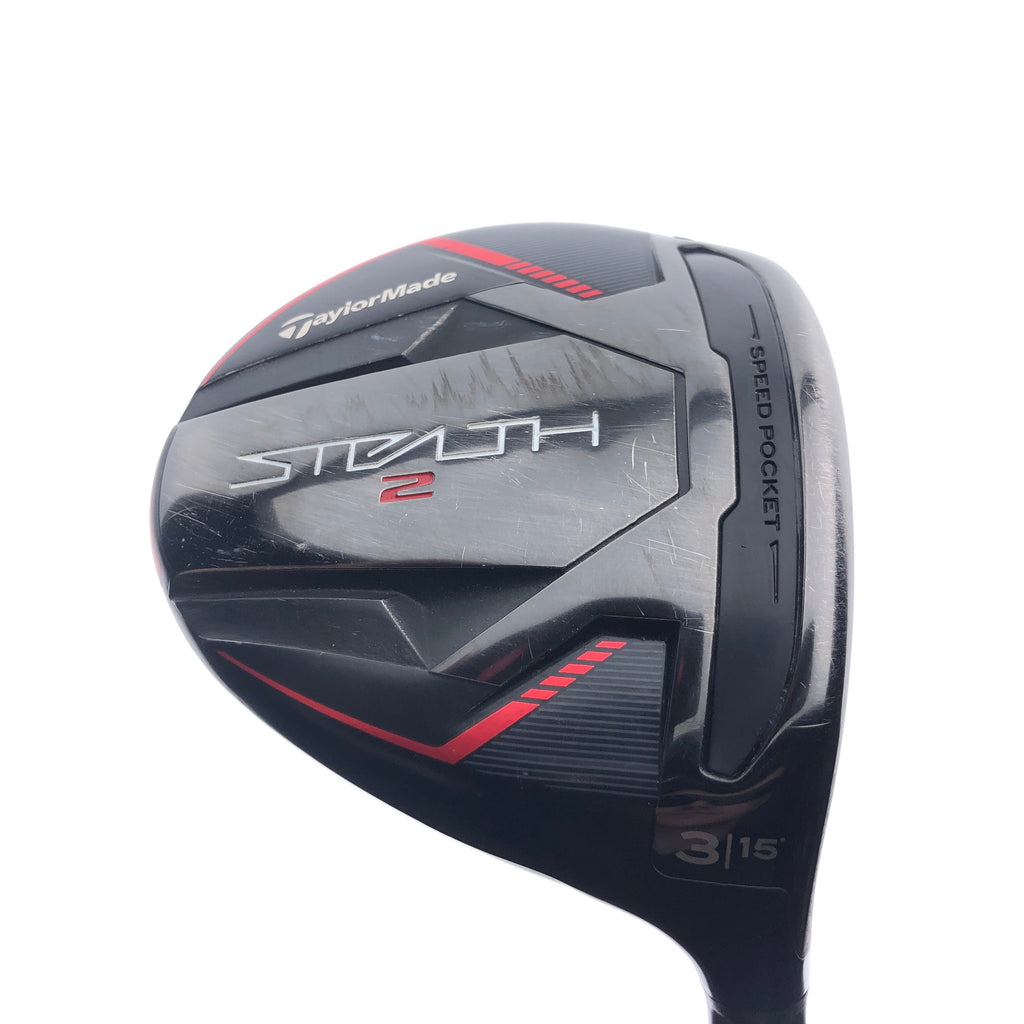 Used TaylorMade Stealth 2 3 Fairway Wood / 15 Degrees / Stiff Flex