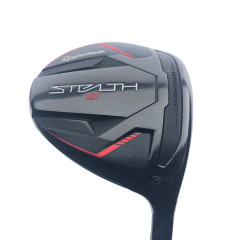 Used TaylorMade Stealth 2 3 Fairway Wood / 15 Degrees / Stiff Flex