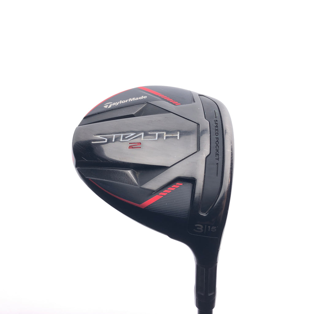 Used TaylorMade Stealth 2 3 Fairway Wood / 15 Degrees / Stiff Flex