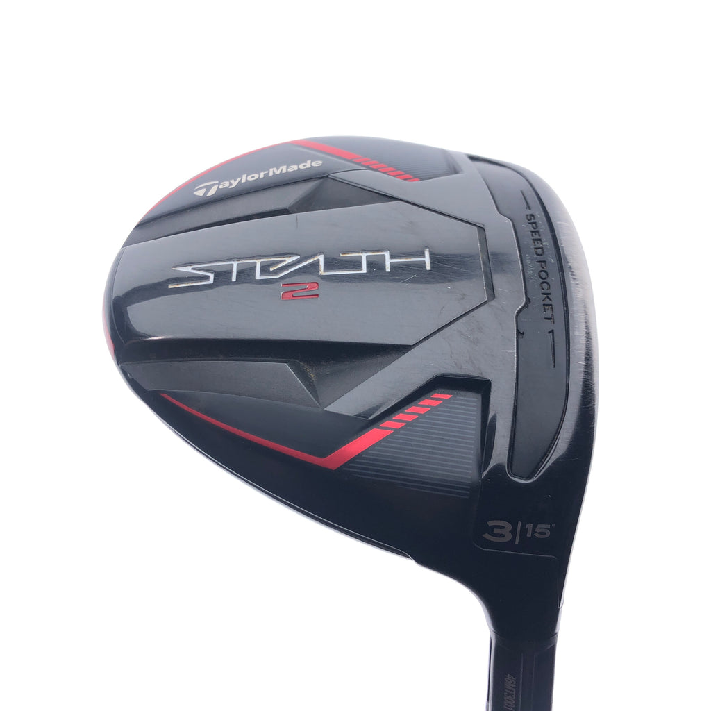 Used TaylorMade Stealth 2 3 Fairway Wood / 15 Degrees / Stiff Flex