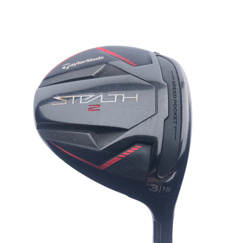 Used TaylorMade Stealth 2 3 Fairway Wood / 15.0 Degrees / Diamana TB TX Flex