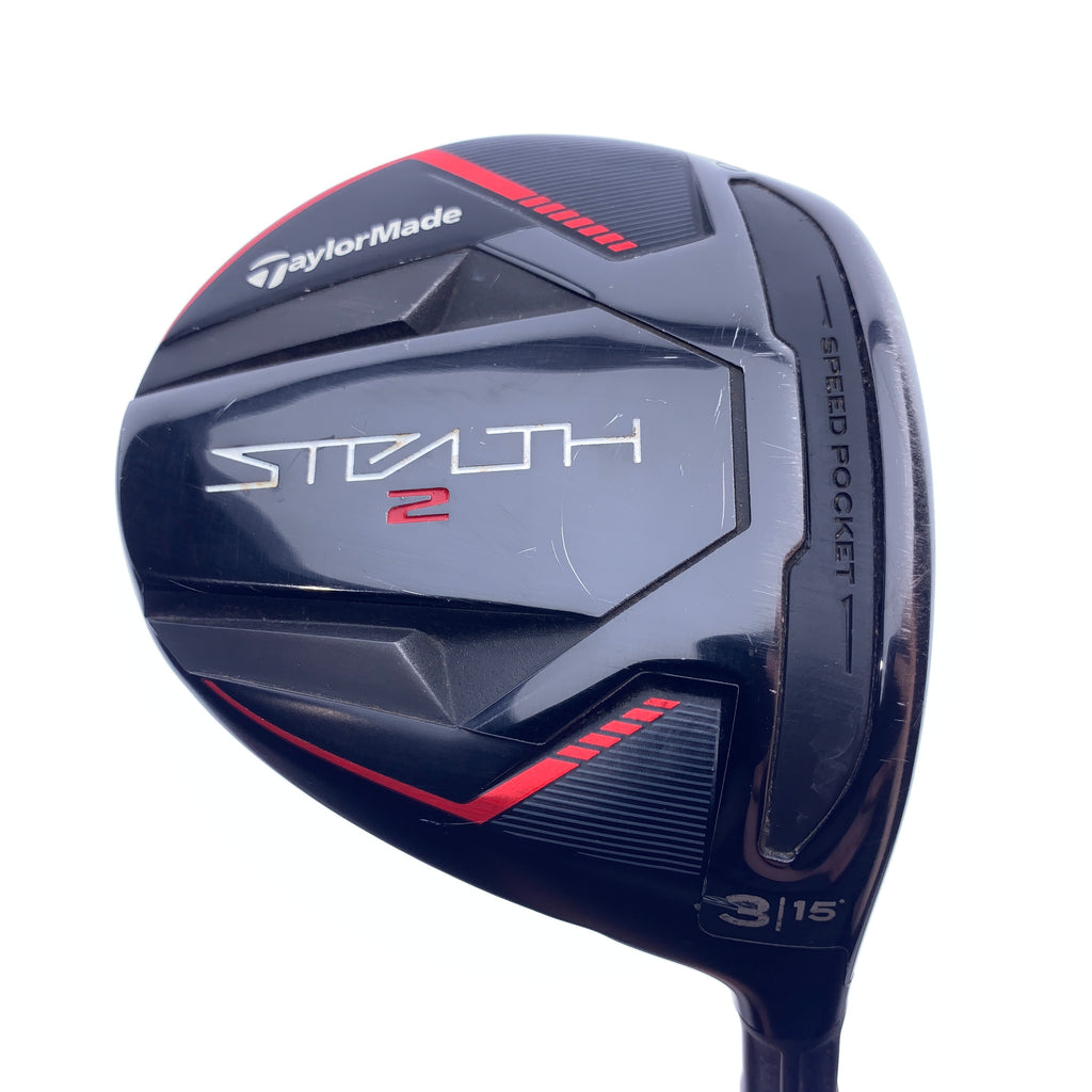 Used TaylorMade Stealth 2 3 Fairway Wood / 15.0 Degrees / Stiff Flex