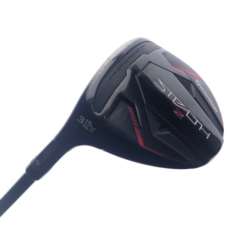 Used TaylorMade Stealth 2 3 Fairway Wood / 16.5 Deg / Stiff Flex / Left-Handed