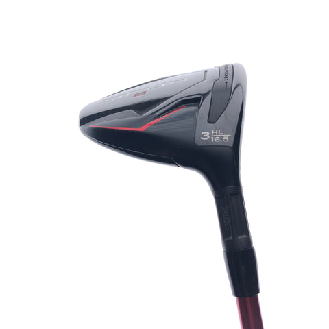 Used TaylorMade Stealth 2 3 HL Fairway Wood / 16.5 Degree / Velocore TR Red 7-X