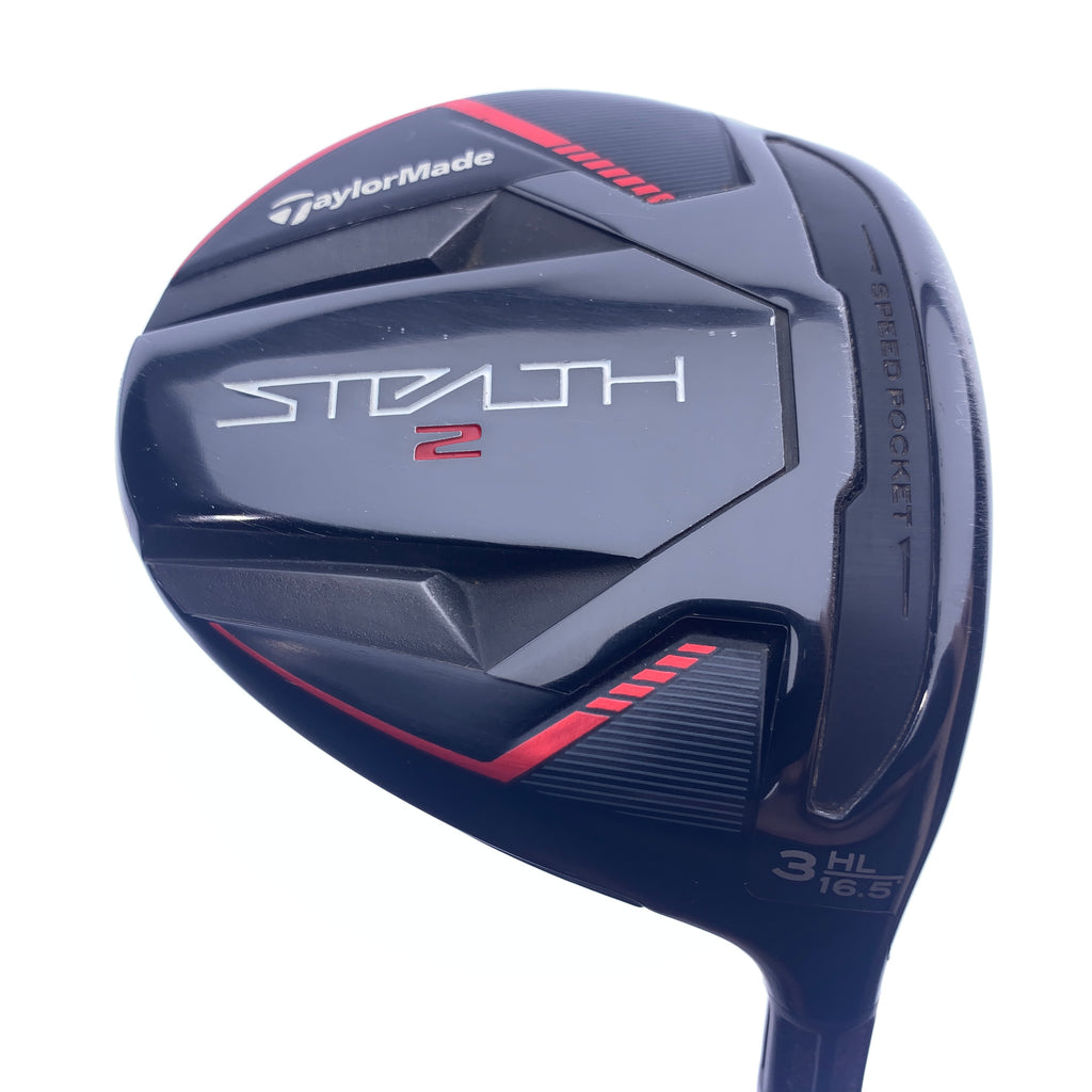 Used TaylorMade Stealth 2 3 HL Fairway Wood / 16.5 Degrees / Stiff Flex