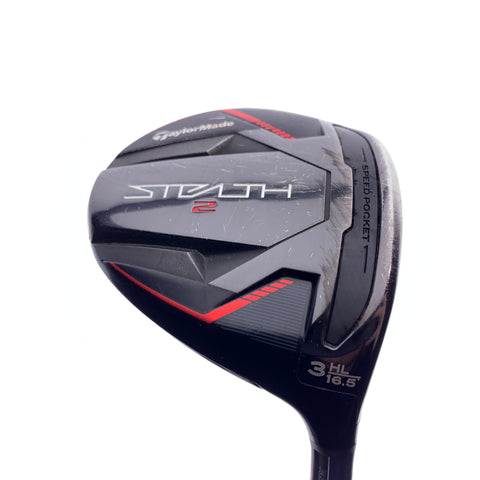 Used TaylorMade Stealth 2 3 HL Fairway Wood / 16.5 Degrees / Stiff Flex