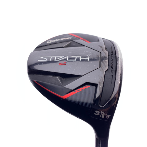 Used TaylorMade Stealth 2 3 HL Fairway Wood / 16.5 Degrees / Stiff Flex