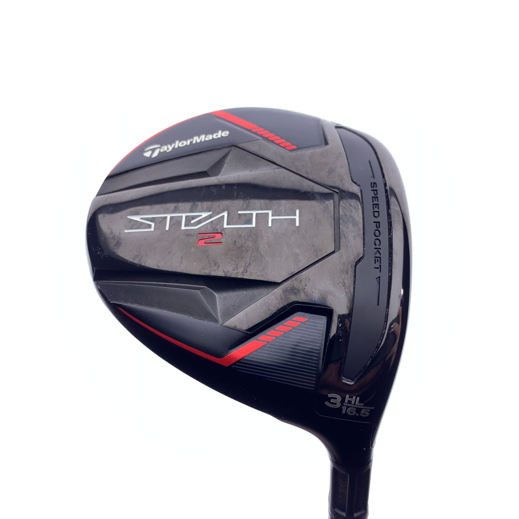 Used TaylorMade Stealth 2 3 HL Fairway Wood / 16.5 Degrees / TX Flex