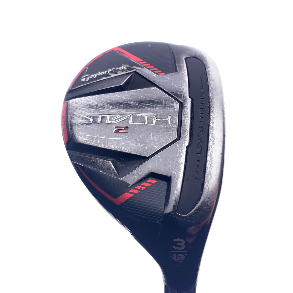 Used TaylorMade Stealth 2 3 Hybrid / 19 Degrees / Regular Flex