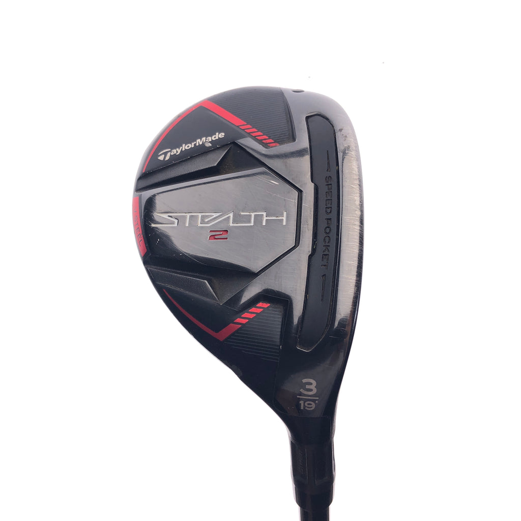 Used TaylorMade Stealth 2 3 Hybrid / 19 Degrees / Regular Flex