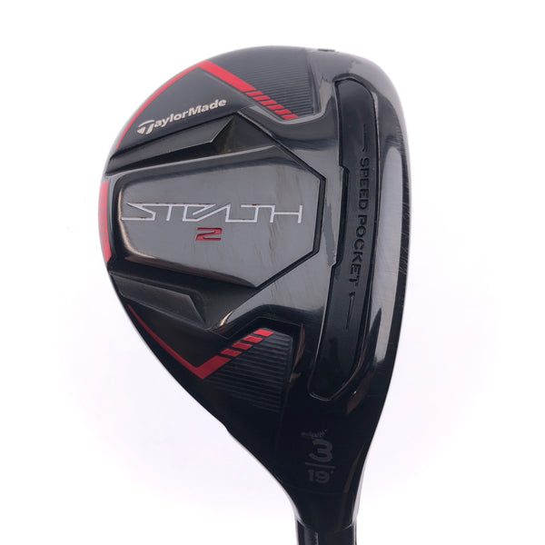 Used TaylorMade Stealth 2 3 Hybrid / 19 Degrees / Regular Flex