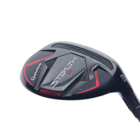 Used TaylorMade Stealth 2 3 Hybrid / 19 Degrees / Stiff Flex
