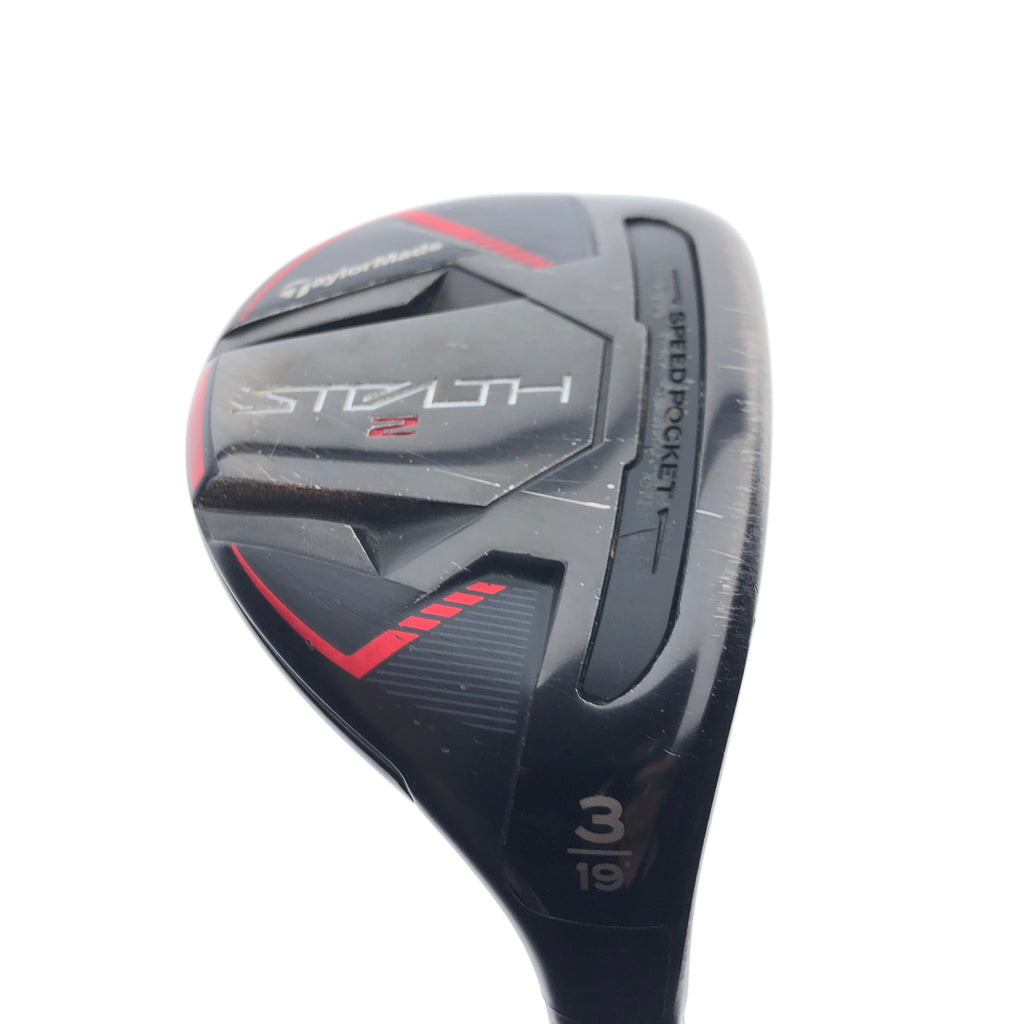 Used TaylorMade Stealth 2 3 Hybrid / 19 Degrees / Stiff Flex