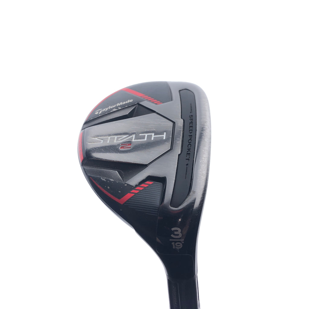 Used TaylorMade Stealth 2 3 Hybrid / 19 Degrees / Stiff Flex