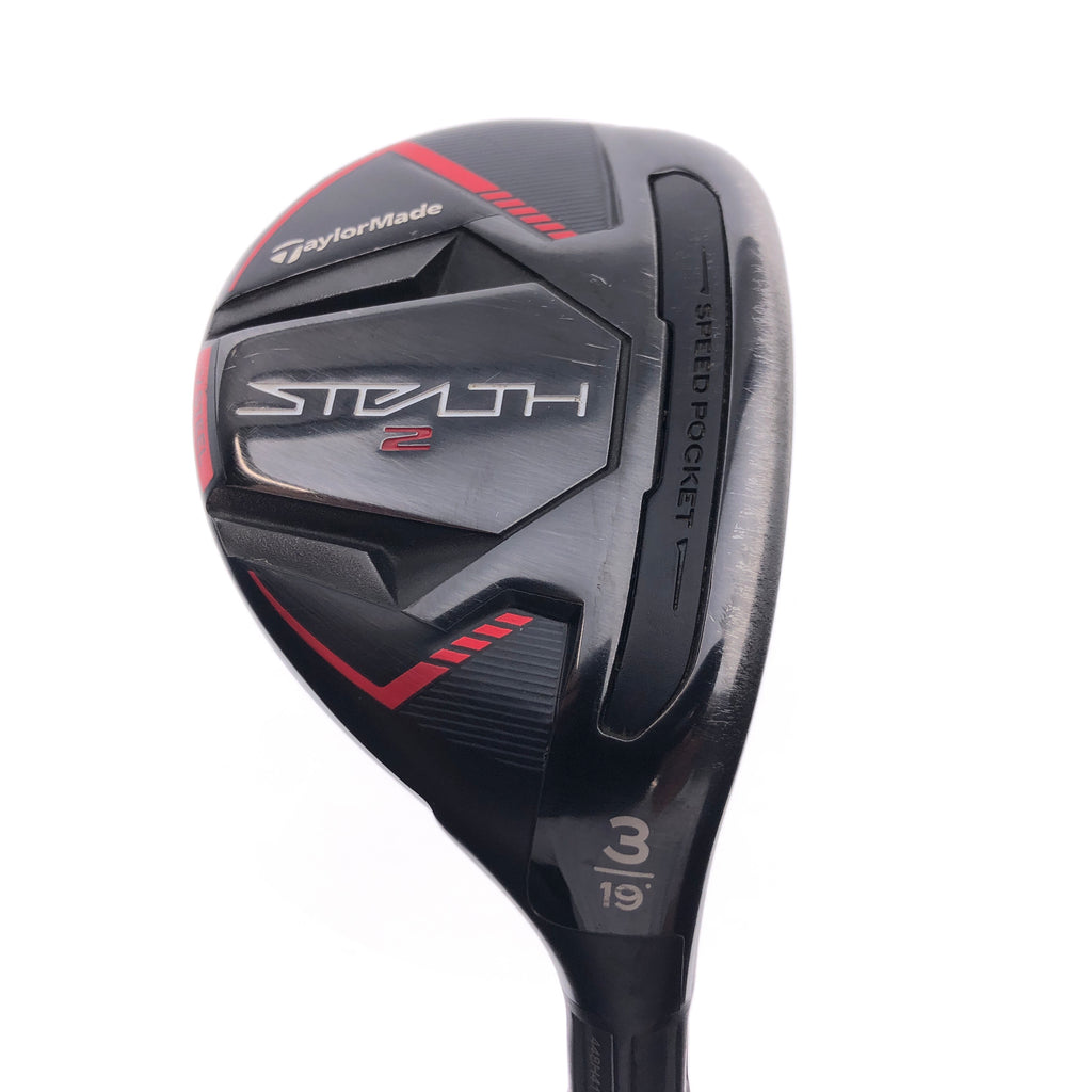 Used TaylorMade Stealth 2 3 Hybrid / 19 Degrees / Stiff Flex