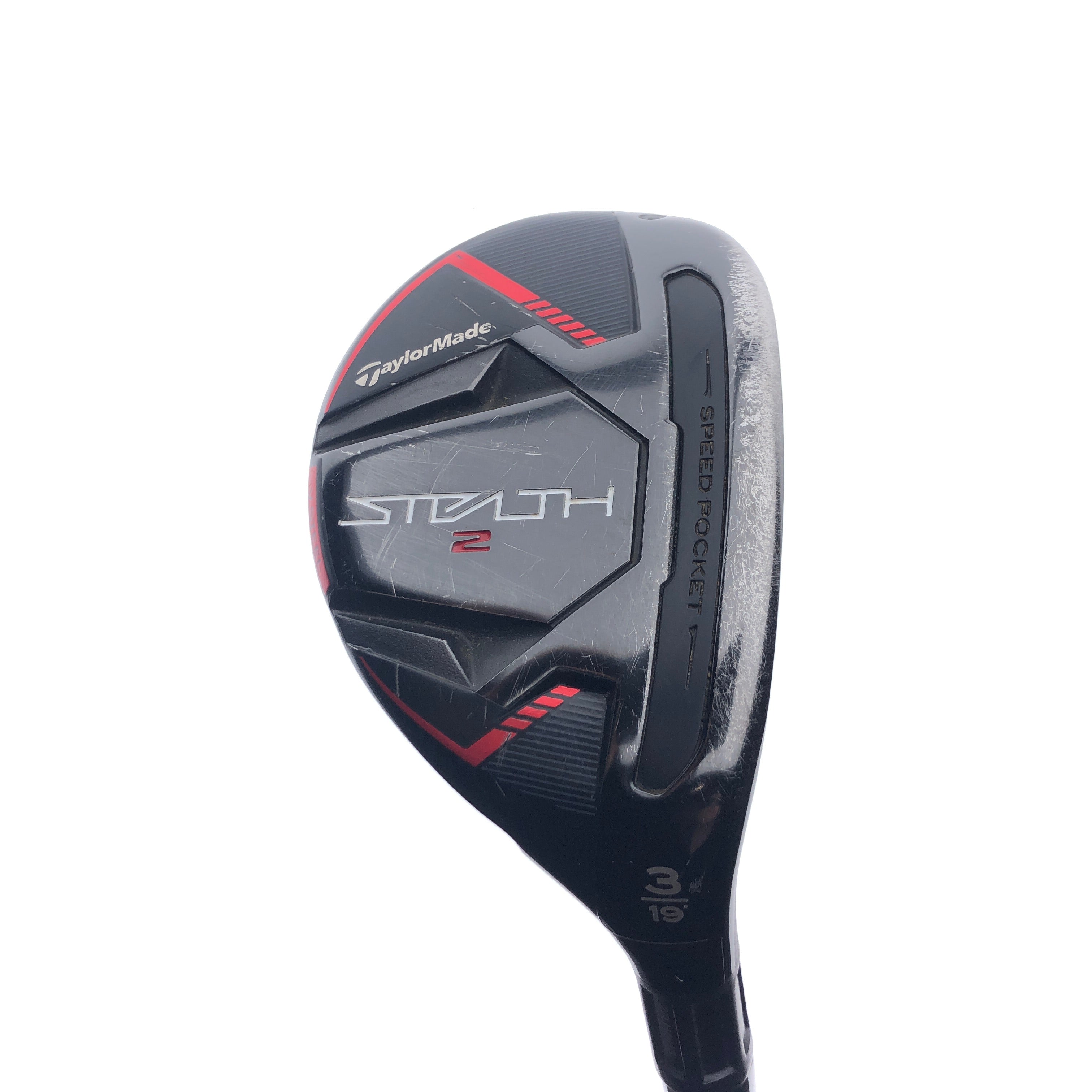 Used TaylorMade Stealth 2 3 Hybrid / 19 Degrees / Stiff Flex