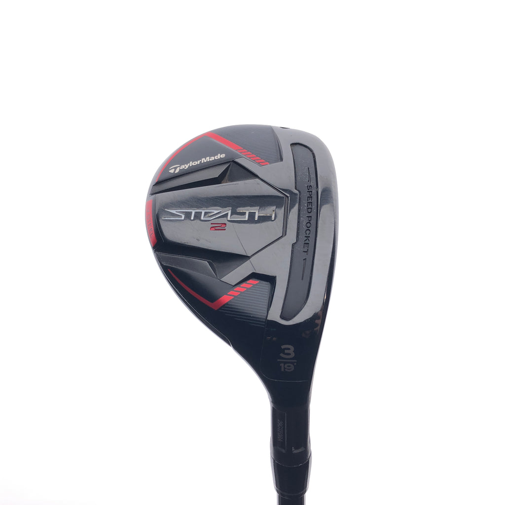 Used TaylorMade Stealth 2 3 Hybrid / 19 Degrees / TX Flex