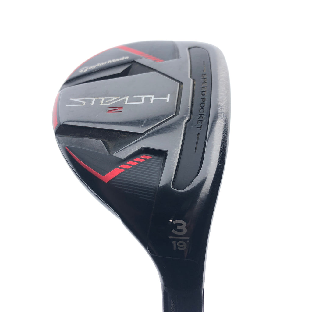 Used TaylorMade Stealth 2 3 Hybrid / 19 Degrees / X-Stiff Flex