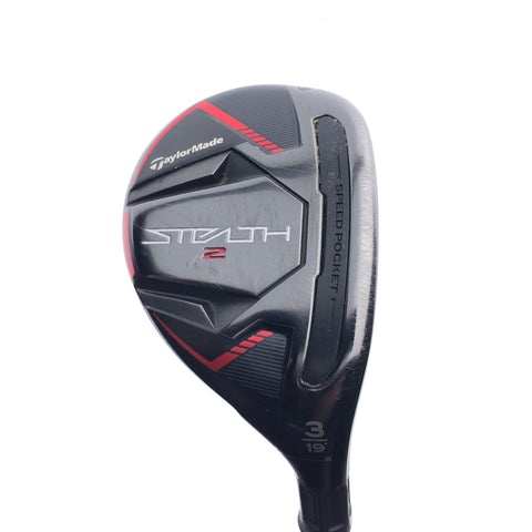 Used TaylorMade Stealth 2 3 Hybrid / 19.0 Degrees / Regular Flex