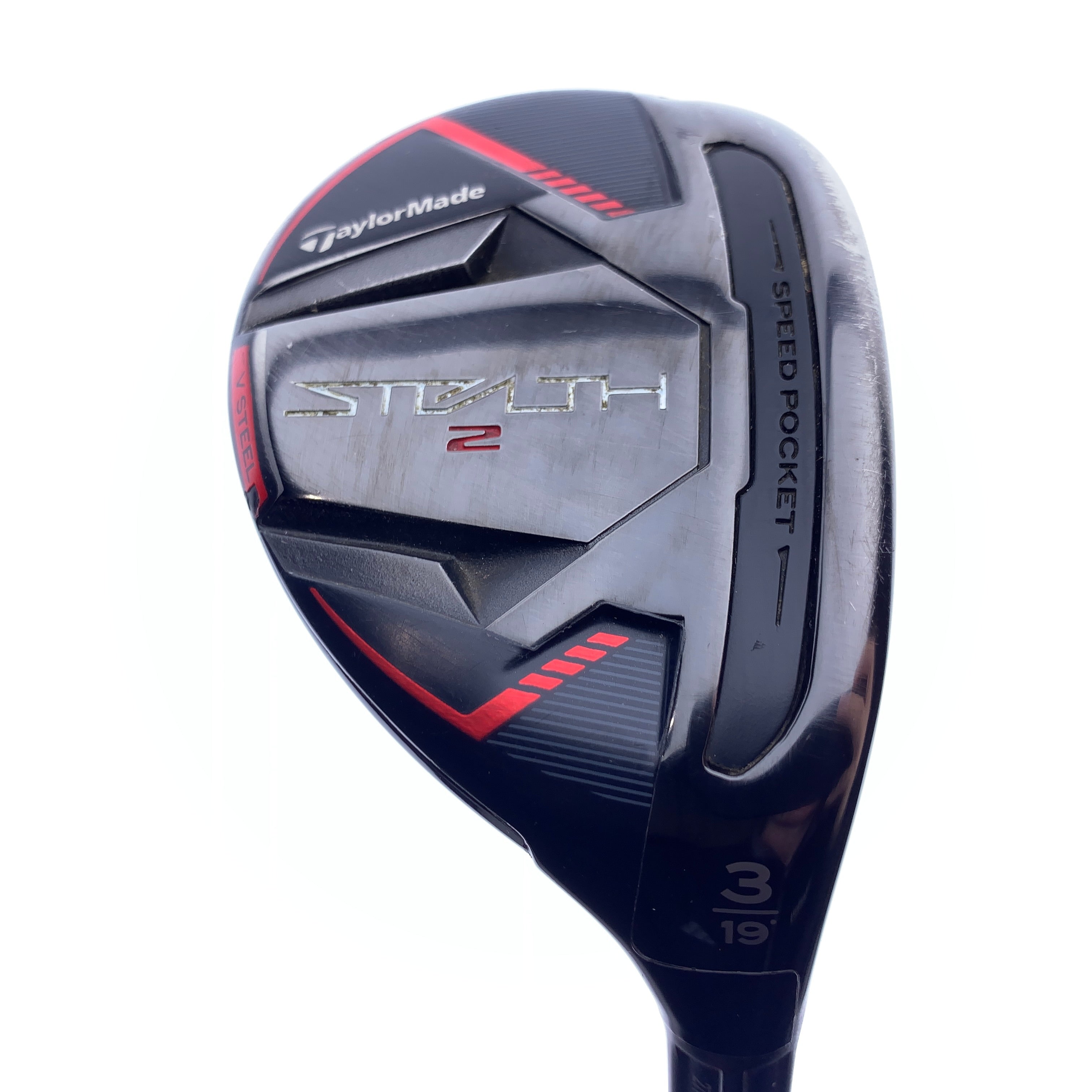 Used TaylorMade Stealth 2 3 Hybrid / 19.0 Degrees / Regular Flex