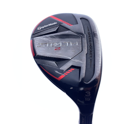 Used TaylorMade Stealth 2 3 Hybrid / 19.0 Degrees / Stiff Flex