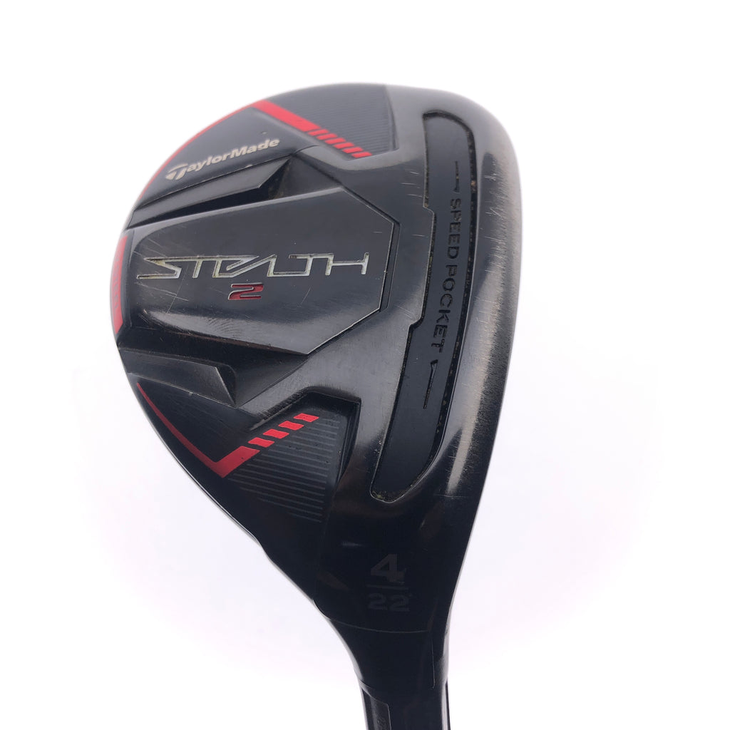 Used TaylorMade Stealth 2 4 Hybrid / 22 Degrees / Regular Flex