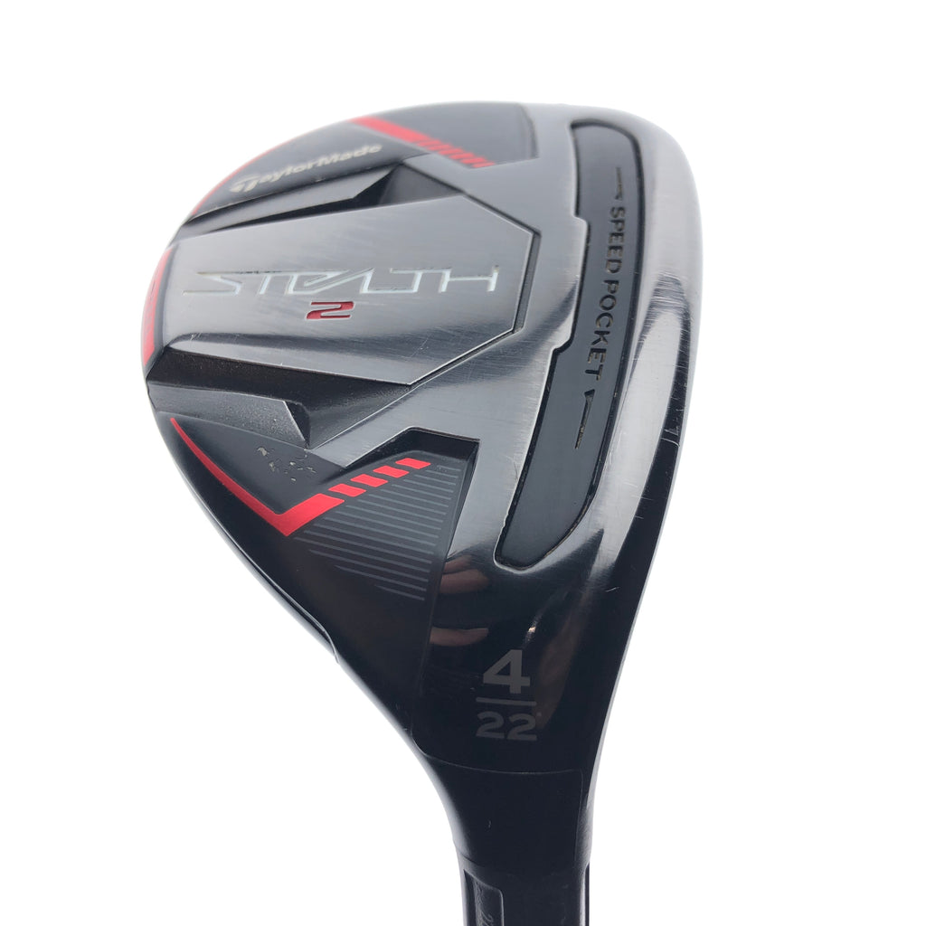 Used TaylorMade Stealth 2 4 Hybrid / 22 Degrees / Regular Flex