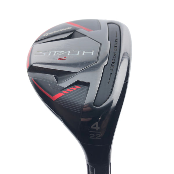 Used TaylorMade Stealth 2 4 Hybrid / 22 Degrees / Regular Flex