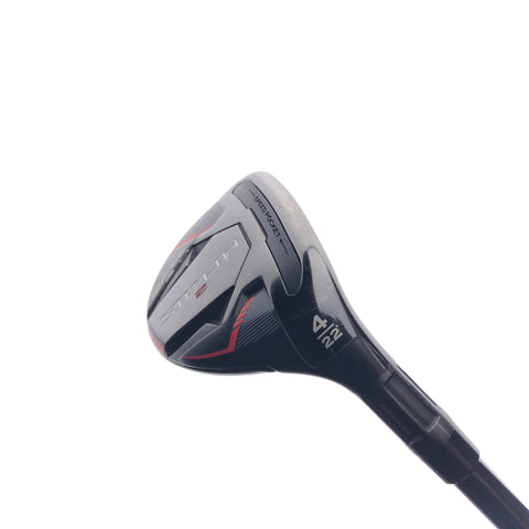 Used TaylorMade Stealth 2 4 Hybrid / 22 Degrees / Stiff Flex