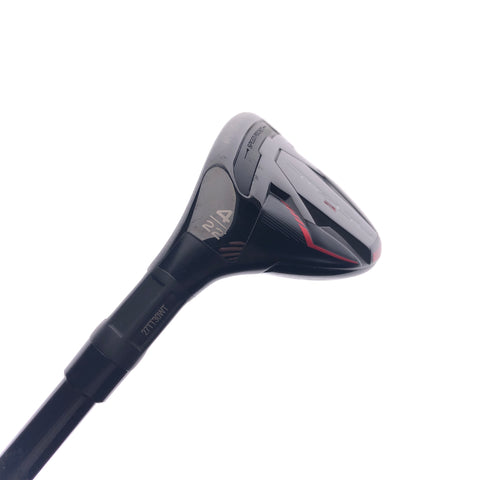 Used TaylorMade Stealth 2 4 Hybrid / 22 Degrees / Stiff Flex / Left-Handed