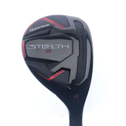 Used TaylorMade Stealth 2 4 Hybrid / 22 Degrees / Stiff Flex
