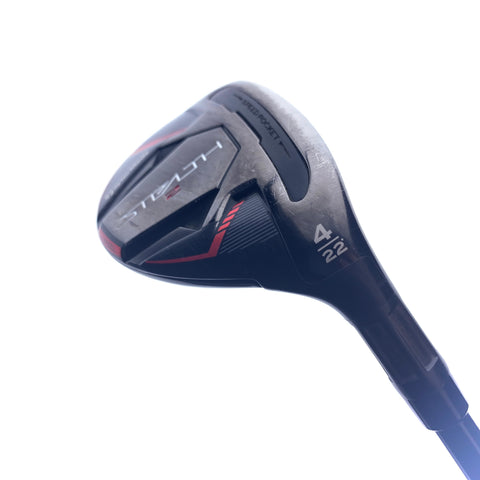 Used TaylorMade Stealth 2 4 Hybrid / 22.0 Degrees / Stiff Flex