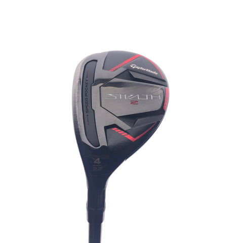Used TaylorMade Stealth 2 4 Hybrid / 22.0 Degrees / Stiff Flex / Left-Handed