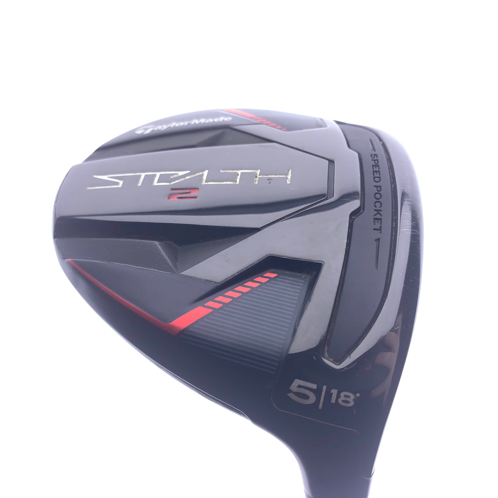 Used TaylorMade Stealth 2 5 Fairway Wood / 18 Degrees / Stiff Flex